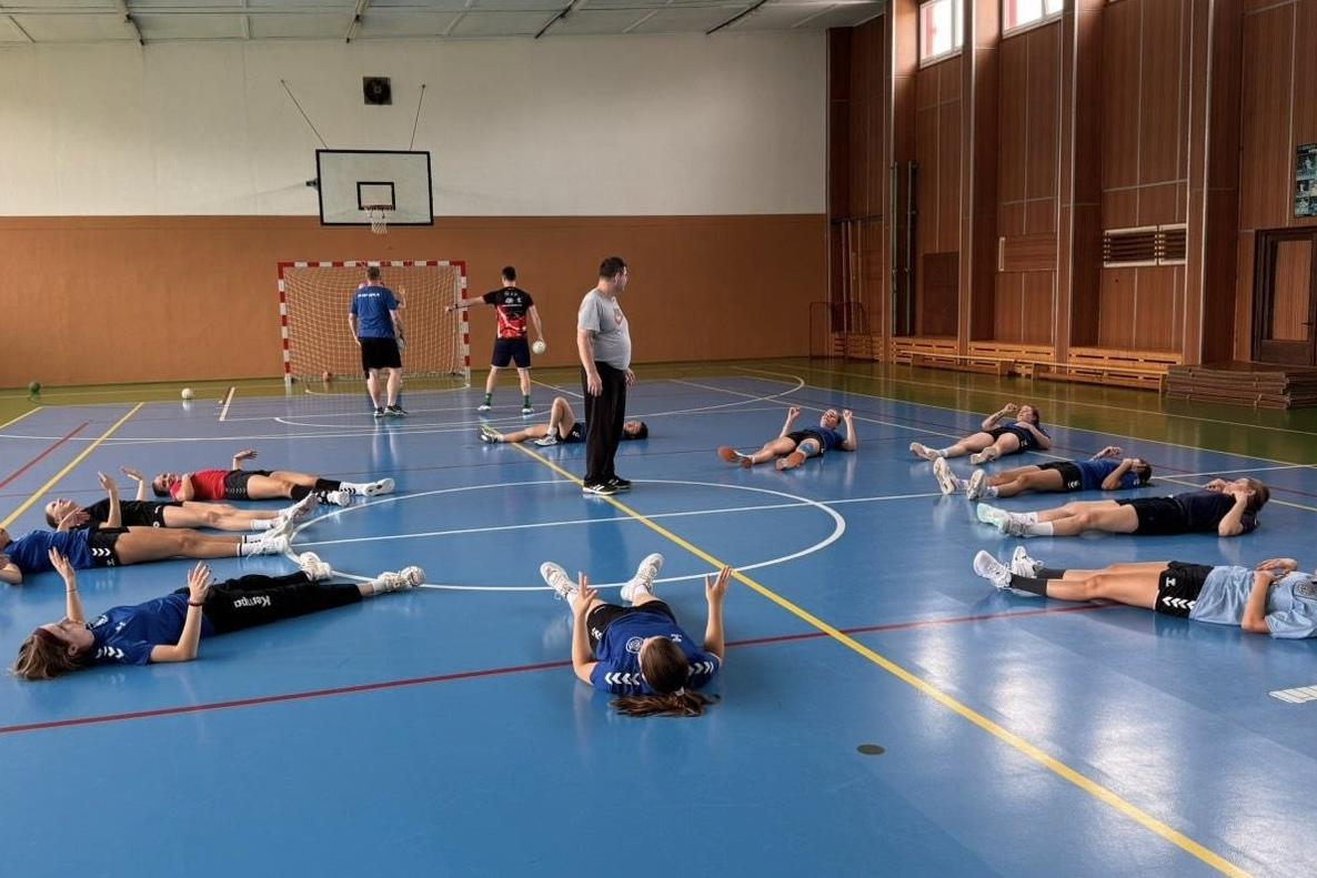 Trainingslager Sebnitz Training in der Halle