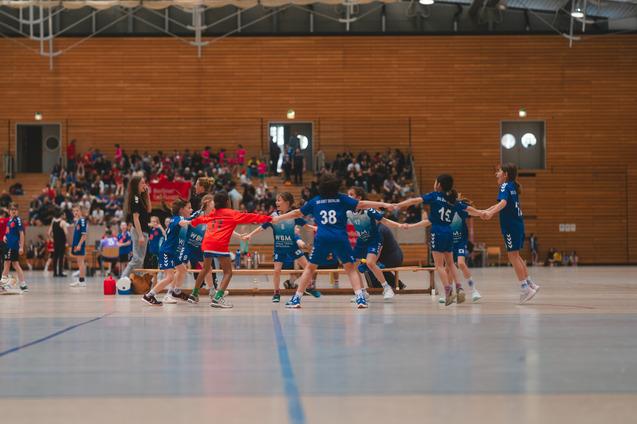 Teamkreis bei der Talentiade 2026