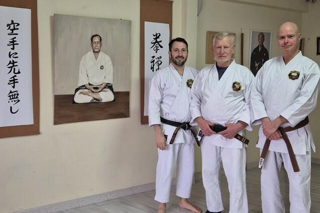 Schwarzer Gürtel für Frank Nolte Schwarzer Gürtel für Frank Nolte