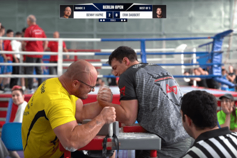 Harter Kampf bei den Armringern bei den Berlin Open