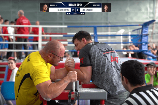 Harter Kampf bei den Armringern bei den Berlin Open