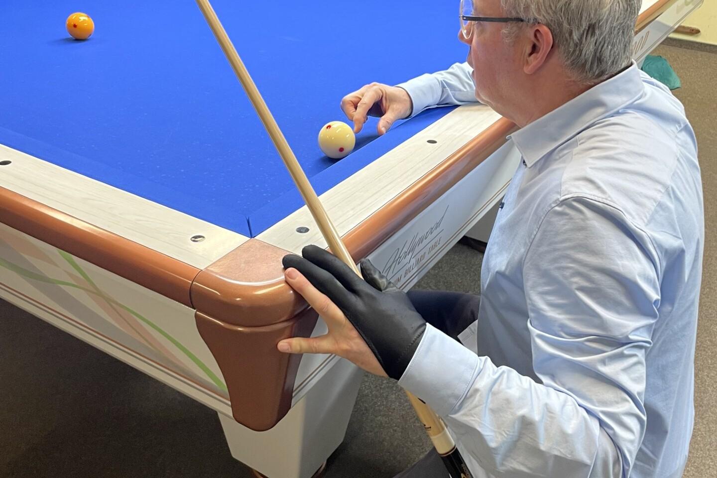 Dick Jaspers beim Coaching