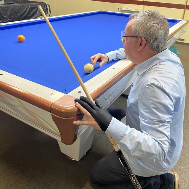 Dick Jaspers beim Coaching