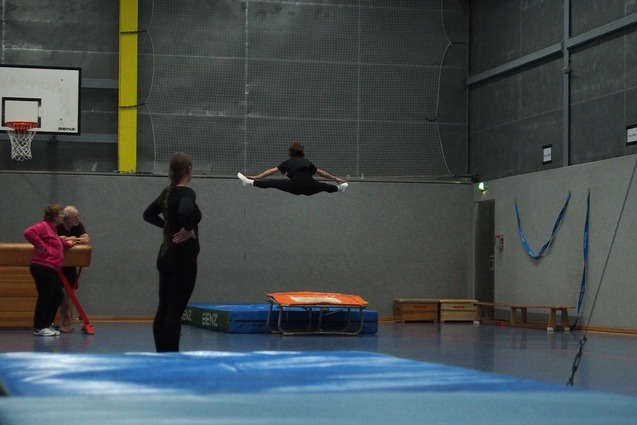 Sprungtraining in der Halle
