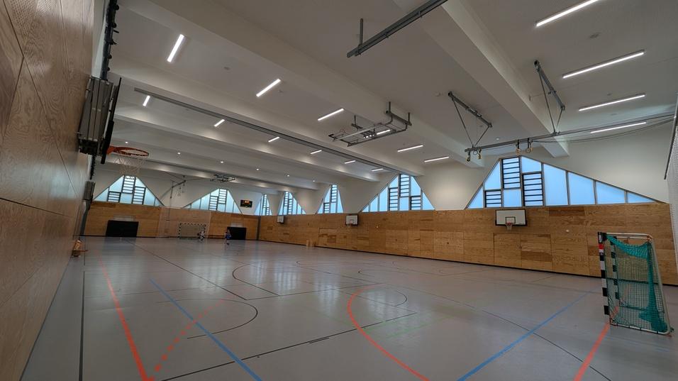 Sporthalle Pufendorfstra&szlig;e (von Innen)